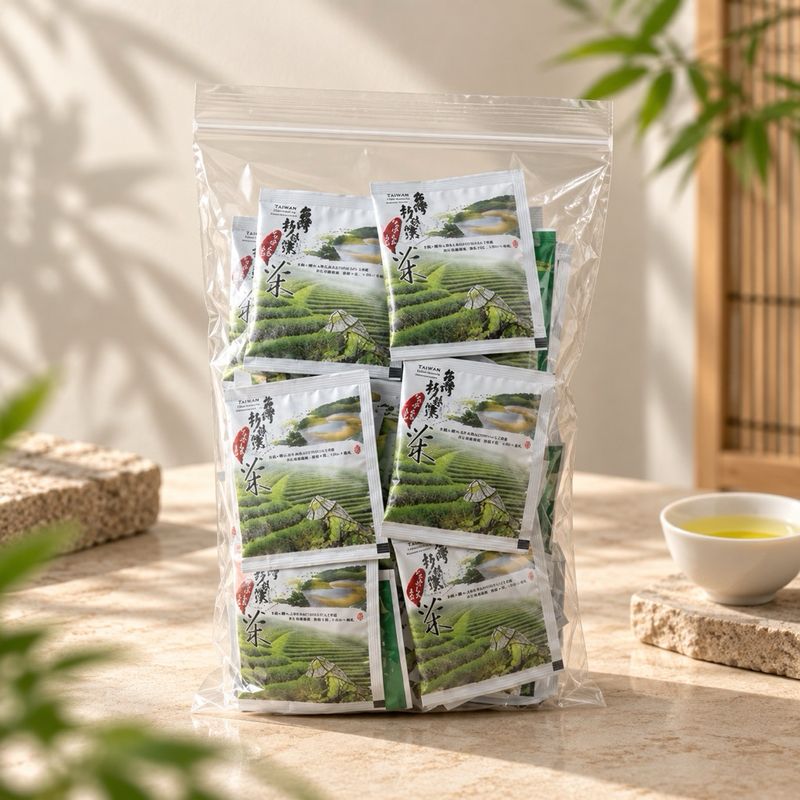 杉林溪烏龍茶平面速泡茶包 50入｜輕焙火