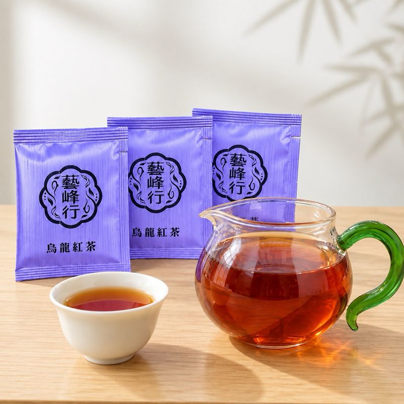 杉林溪烏龍紅茶包 50入｜3g平面速泡茶包